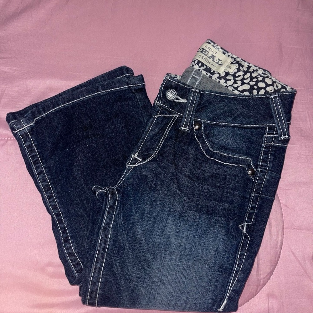 Ariat Blue Boot Cut Jeans Classic Style